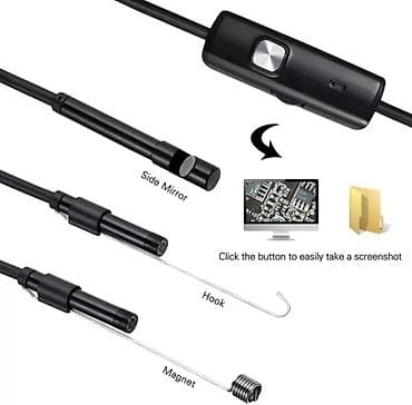 android monitor satilir: Android üçün USB endoskop kamera - Çapı: 5.5 mm nazik kamera başlığı — 2