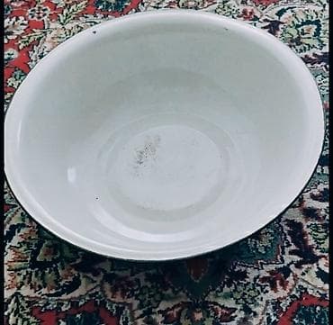 sud separatoru: Emallı böyük leğən - Material: qalın metal, ağ emal örtüklü - Forma — 3