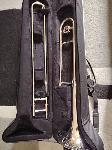 truba: Tenor trombon - Material: parlaq nikel/xarom örtüklü mis ərintisi - — 1