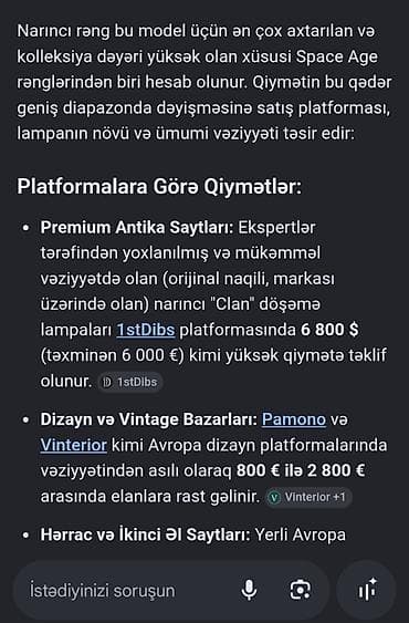 ambiyans ışığı: Dünyaca məhşur kolleksiya əşyası olan 60 cı illərin gecə — 6