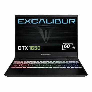 Excalibur G770 oyun noutbuku - Ekran: 15.6", 60 Hz - Qrafika: NVIDIA