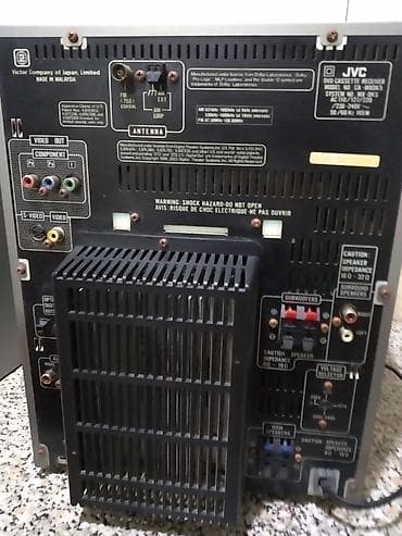 jvc maqintafon: Audio sistem JVC. CA MX DK 5 əla ishlək vəziyyəttə 4,500 watt — 3