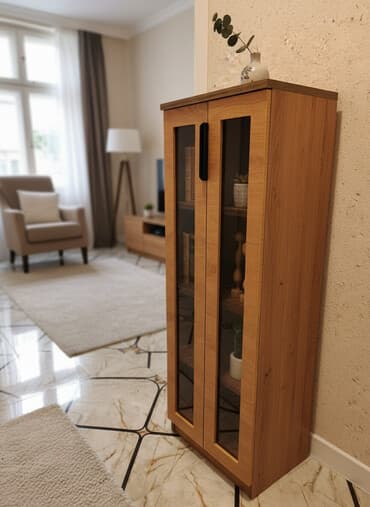 bərbər guzgu: Yeni, Açılan, 2 qapılı Düz dolab — 1