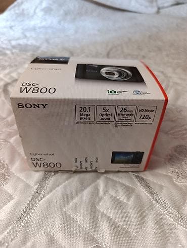 Sony Cyber-shot DSC-W800 rəqəmsal fotokamera Xüsusiyyətlər: - 20.1 MP — 8