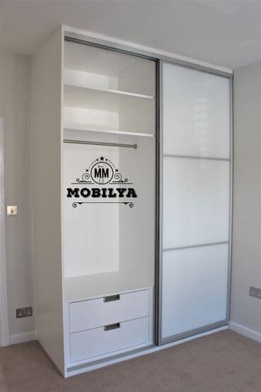 qapı modelleri: Yeni, Kupe, 2 qapılı Düz dolab, Qarderob, paltar dolabı, Azərbaycan — 6