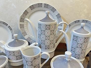 abedni servisler: Nahar dəsti, rəng - Ağ, Farfor — 4