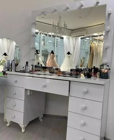 pol yonan: Müasir salon üçün peşəkar iş masaları və güzgü sistemləri - Makiyaj — 8