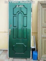 alet qutusu: Metall qapılar – 3 model 1) Yaşıl rəngli metal qapı - Ölçü: eni 1 — 3