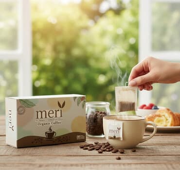 Вода: Meri Organic Coffee – premium orqanik qəhvə - Tərkib: 100% orqanik — 2