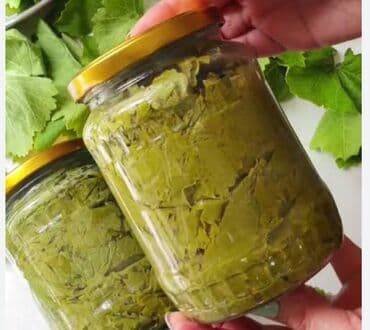 Овощи: Bankada üzüm yarpağı – dolma üçün - Təbii üzüm bağından yığılmış — 4