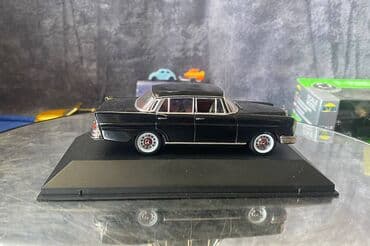 metbex tavan modelleri: Коллекционная модель Mercedes-Benz 220SE W111 black 1959 Vitesse — 11
