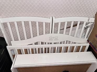 mebel qapi: Oğlan və qız üçün, Dördbucaq, Beşik, Dəstsiz, Matrassız, Yellənmə mexanizmsiz — 2