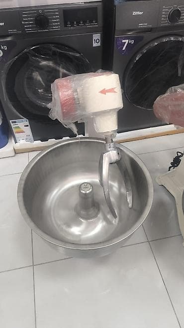 İstehsal avadanlığı: Sənaye tipli xəmir yoğurma mikseri - Böyük ölçülü paslanmaz polad — 1