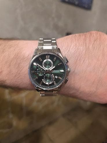 Qol saatları: Qol saatı, Curren, rəng - Yaşıl — 1