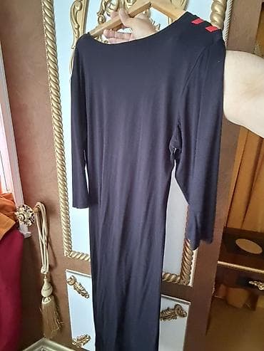 don: Qadın geyimi – Uzun qara don - Model: Uzun siluetli, asimmetrik — 4