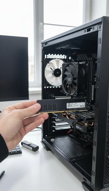 Kompüter ehtiyyat hissələri: Operativ yaddaş (RAM) Apacer, 8 GB, 3200 Mhz, DDR4, PC üçün, İşlənmiş — 1