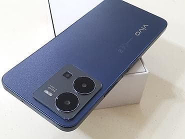 world telecom iphone 11 pro: Vivo Y22s, 128 GB, rəng - Göy, Face ID, Düyməli, Sensor — 3