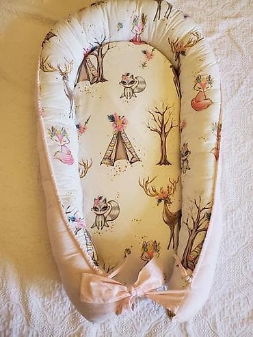 Oğlan və qız üçün, Yeni, Dördbucaq, Beşik, Dəst ilə, Matras ilə, Yellənmə mexanizmsiz — 1