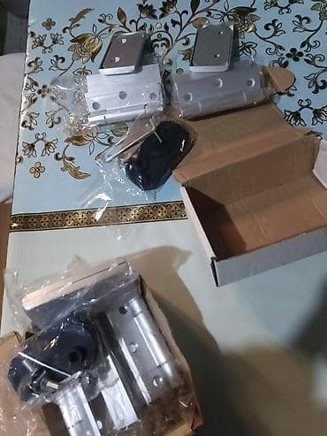 profil aluminium: Şüşə qapı üçün paslanmayan poladdan sürmə sistem dəsti Məhsul — 3