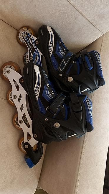 Rolikler (inline skates) – mavi/qara dizayn - 38–41 ölçü aralığı