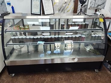 quru vitrin: Soyuducu vitrin – şüşə önlü, paslanmayan polad korpuslu. - Ölçü — 1