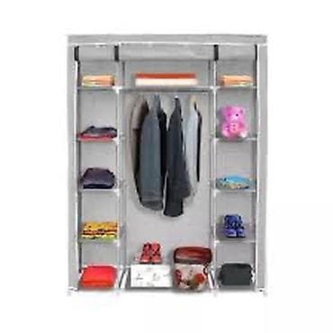 hamam asılqan: LI MEI Storage Wardrobe – Model 68150 - Parça qapaqlı, metal borulu — 2