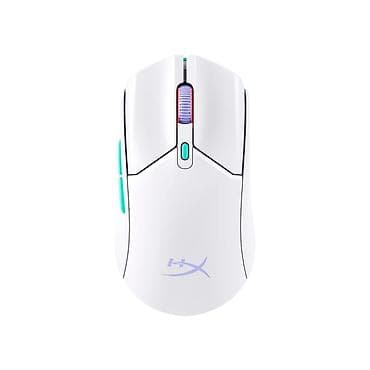 komputer ehtiyat hisseleri: HyperX Pulsefire Haste 2 – oyun üçün ultra yüngül siçan - Rəng: ağ — 1