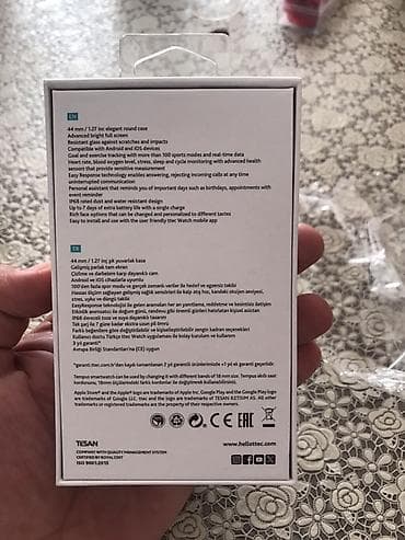 sensor saatlar: Smart saat, Suya davamlı — 2