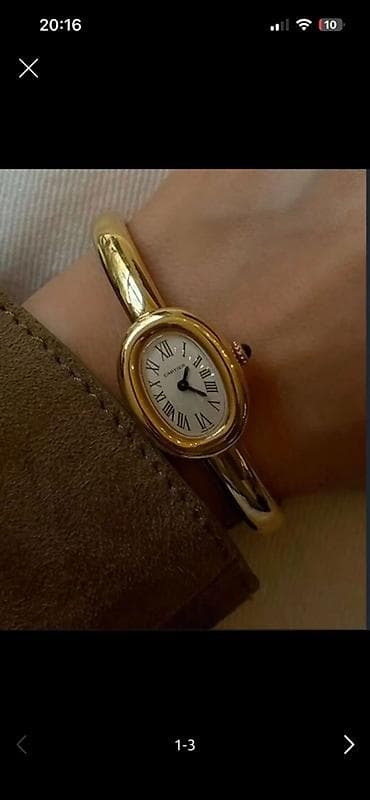 gumus saat: Qol saatı, Cartier, rəng - Gümüşü — 7