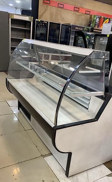 Оборудование для производства: Şirniyyat/kafelər üçün soyuducu vitrin - Ön hissəsi qabarıq şüşəli — 1