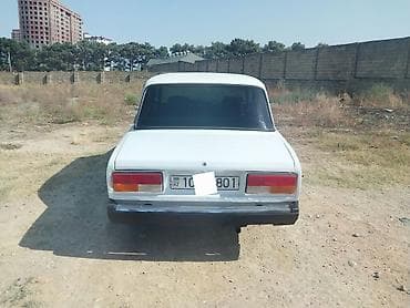 nissan satisi: VAZ 2107, ağ rəng, sedan gövdə. Klassik kvadrat dizayn, xrom ön — 4