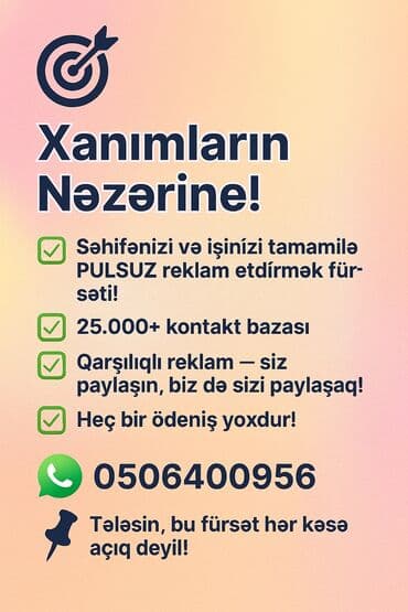 Başqa xidmətlər lalafo.az -da Başqa xidmətlər