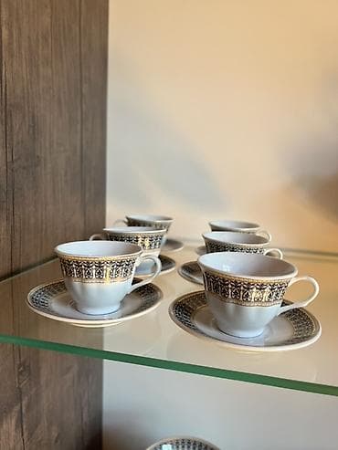 kontakt home samovar: Qəhvə dəsti, rəng - Ağ, Farfor, 6 nəfərlik, Almaniya — 1