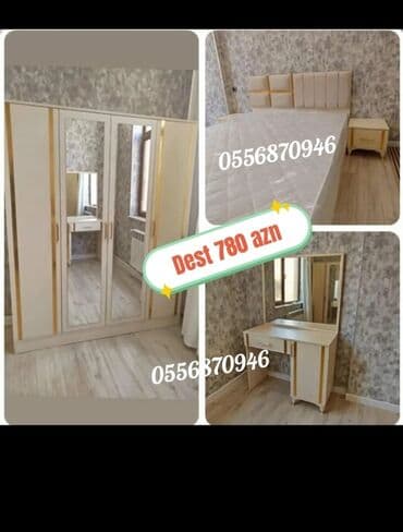 metbex skaf: İkinəfərlik çarpayı, Dolab, 2 tumba, Termo, Azərbaycan, Yeni — 10