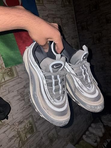 krosofka: Nike Air Max 97 idman ayaqqabısı – boz/gümüşü tonlarda. - Model: Air — 2