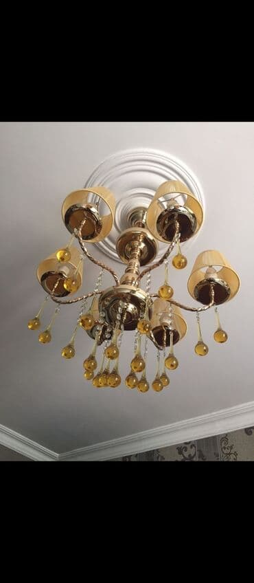 listurlar: Çılçıraq, 6 lampa, Şüşə — 1