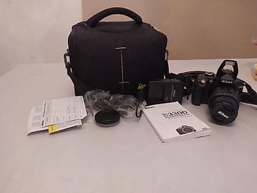 Nikon D3300 DSLR fotoaparat dəsti Xüsusiyyətlər: - Model: Nikon D3300