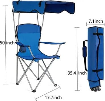 bilyard stollari: Piknik stulu Zontikli balıqçı kreslosu zontikli kreslo ovçu kreslosu — 1