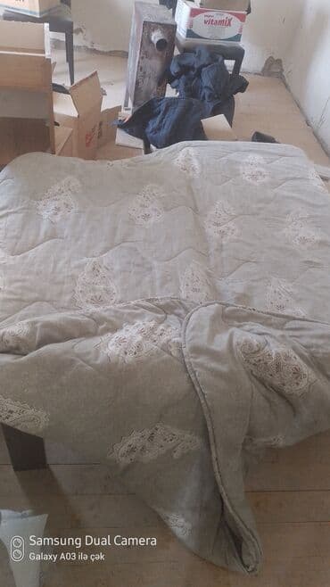Məişət məhsulları: 2cut nəfərlik yorğan 4yastiq hamisi birlikde50manat — 4