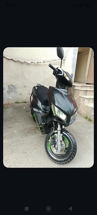 Moped ela vezyetde təzə akmuliator alınıb qoyulub 80 kub sənətləri