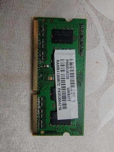 16 gb ram: Operativ yaddaş (RAM) Samsung, 2 GB, > 4000 Mhz, DDR3, Noutbuk üçün, İşlənmiş — 2