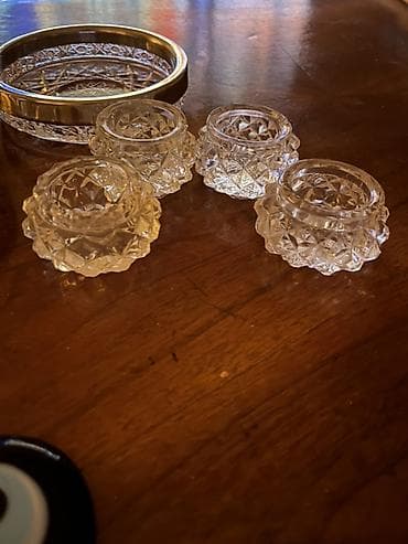 Другой декор и предметы интерьера: Набор ваз, Хрусталь — 8