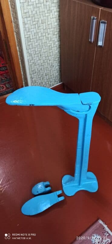 Kassa avadanlığı: Чугунная ножка новая. Можно менять колодки мужской женский и — 1