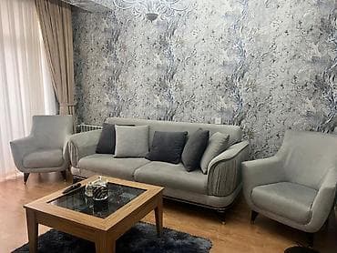 Б/у, Диван, 2 кресла, Без подьемного механизма, Нераскладной — 4