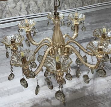 Çılçıraq, 8 lampa, Metal