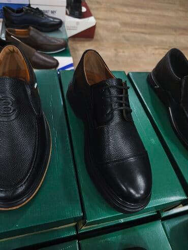 ayaqqabı кожание: Kişi ayaqqabıları – klassik və gündəlik modellər - Material: qara və — 21