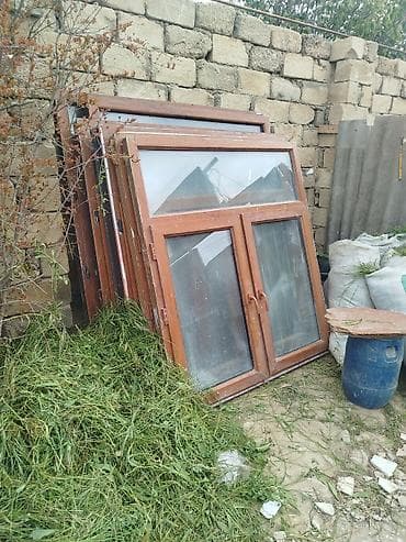 Окна: Plastik pəncərə və balkon/qapı blokları - Material: PVC profil, ağac — 4