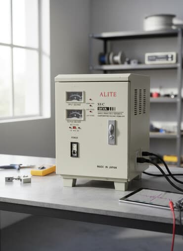 stabilizator delta: ALITE SVC 5kVA — təkfazalı, tam avtomatik kompensasiyaedici gərginlik — 2