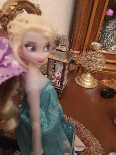 oyuncaq mağazası instagram: Elsa və Anna sounds dondurulmuş gəlincik kukla Disney original — 3