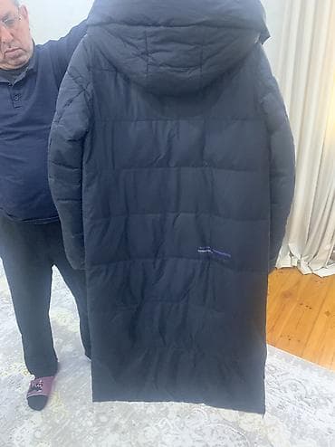 Paltolar: Qadın uzun qış paltosu – OMMEITT - Rəng: xaricdə qara, iç hissə — 10